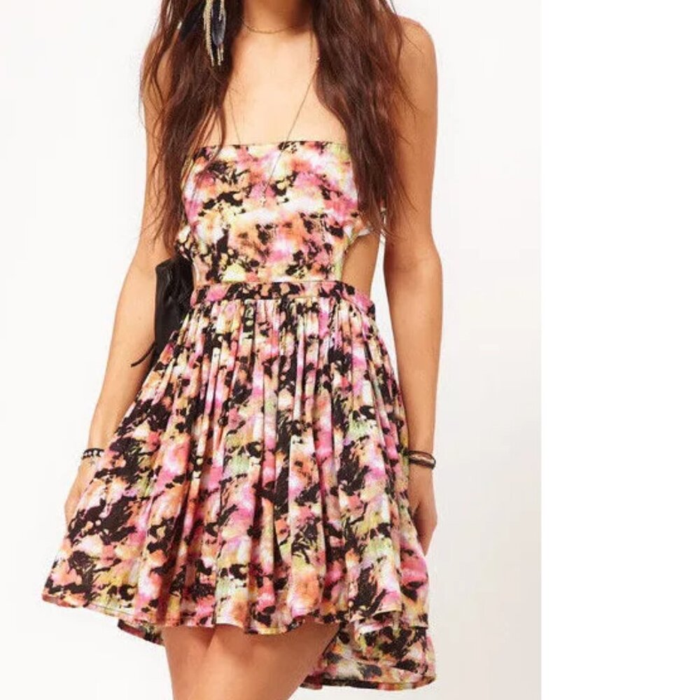 One Teaspoon Mystics Tie Back Dress Size 8 XS